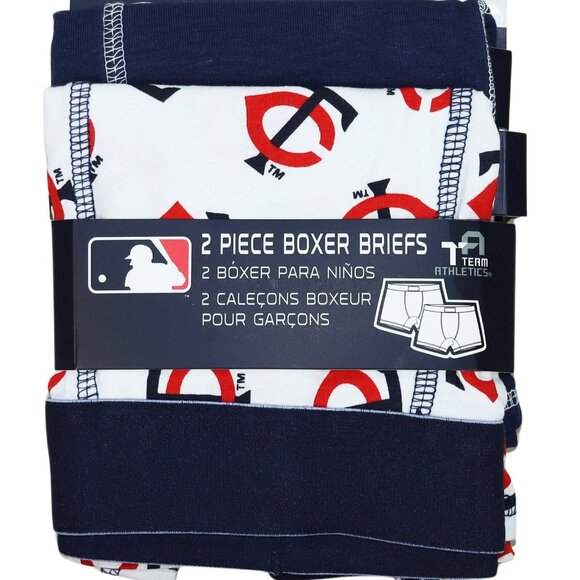 Minnesota Twins MLB Baseball 2-Pack Boys Boxer Briefs Underwear NWT - Picture 1 of 2